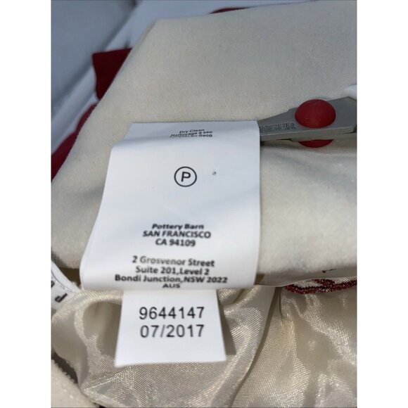 Pottery Barn Tryg Velvet Christmas Holiday Stocking Monogrammed Xmas 19 inch - Picture 4 of 9